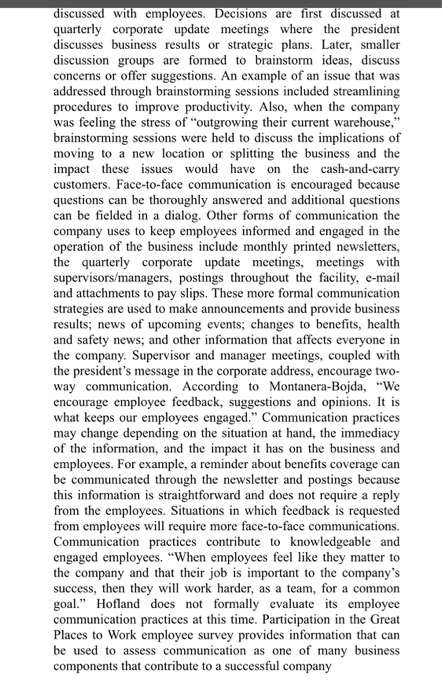 Read the case and answer the question each