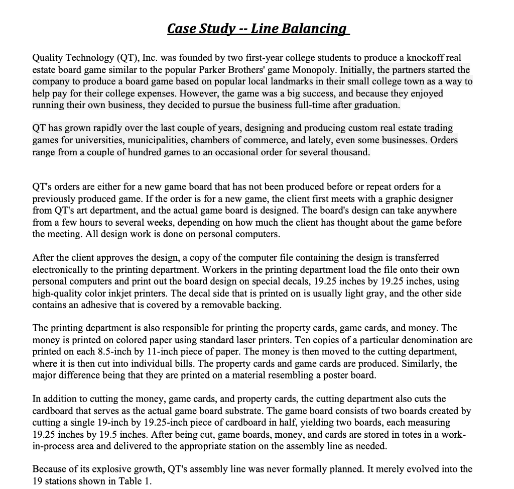 Operations Management My answer was marked