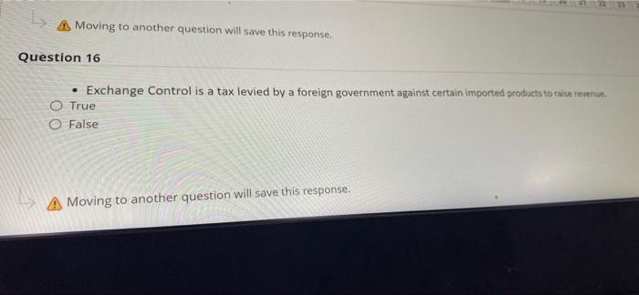 A Moving to another question will save this