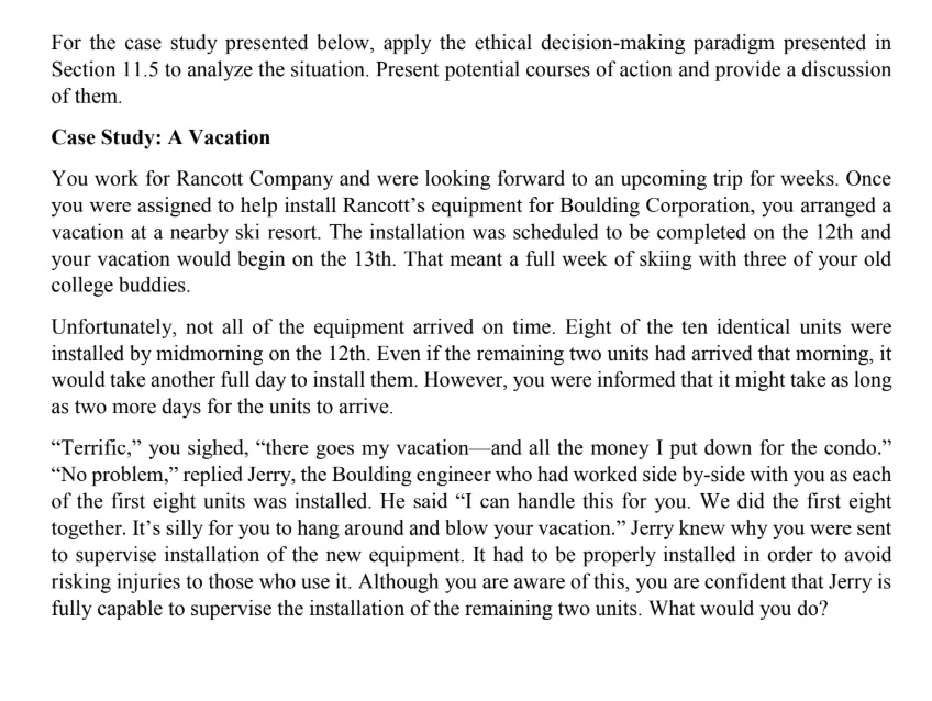 Design for Electrical Engineering Case Study: A