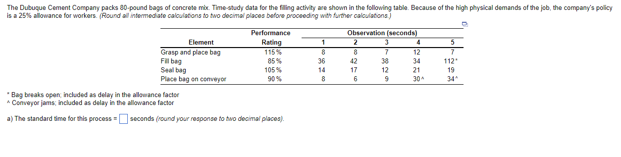 The Dubuque Cement Company packs 80-pound bags of