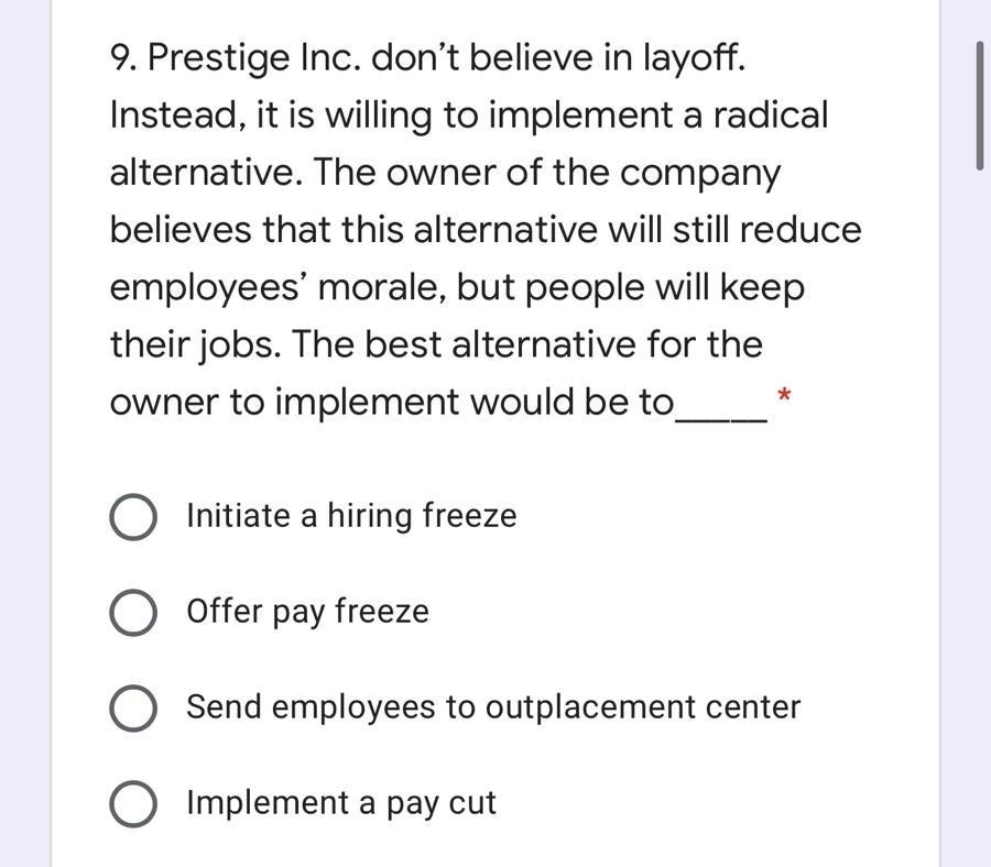 7. Sara has recruited Jane to her daycare center