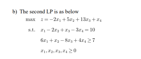 Exercise 2. Please write the dual of the below