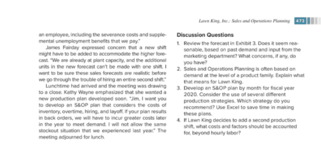 4. If Lawn King decides to add a second