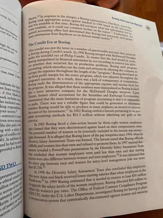 questions at end please hy CASE 4 Boeing: How Low