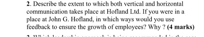 2. Describe the extent to which both vertical and