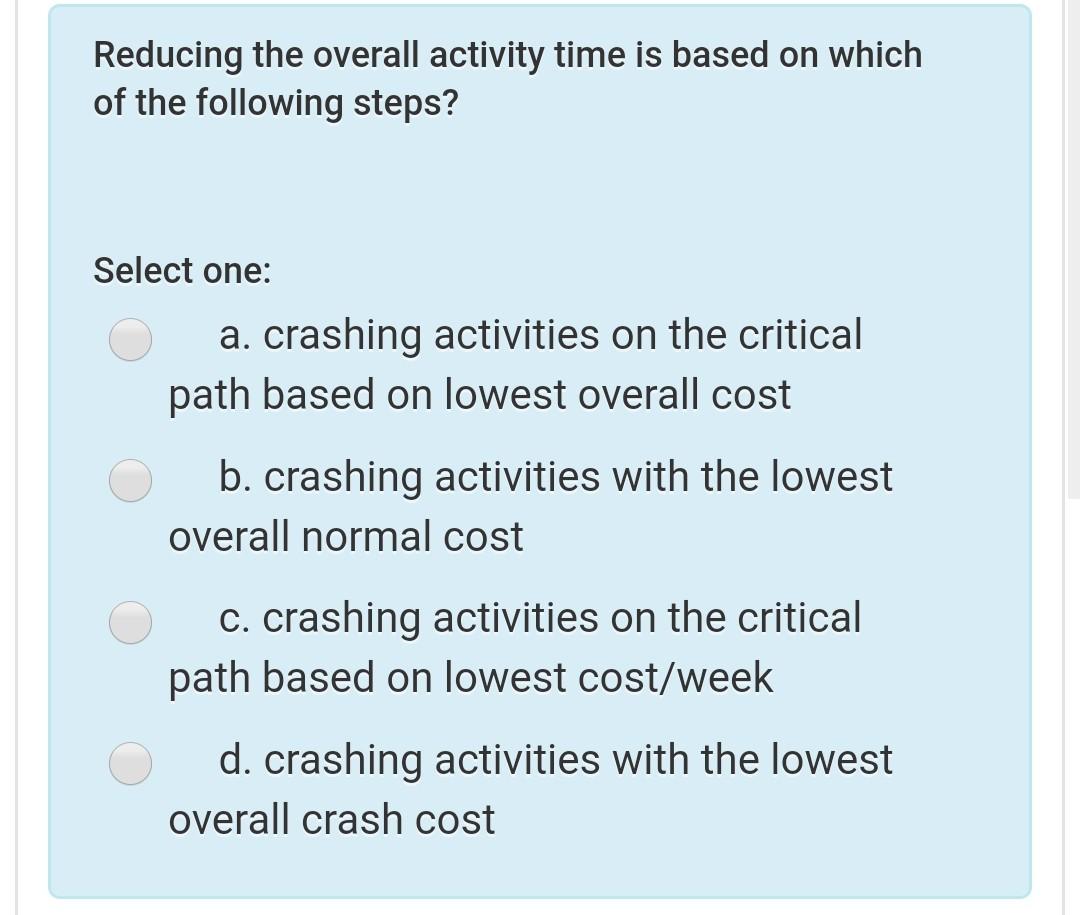 I need the final anwser only Reducing the overall