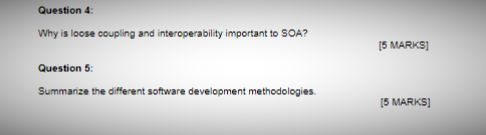Question 4 Why is loose coupling and