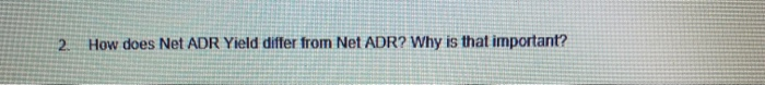 2. How does Net ADR Yield differ from Net ADR?