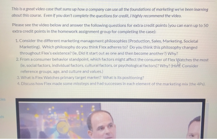 This is a great video case that sums up how a