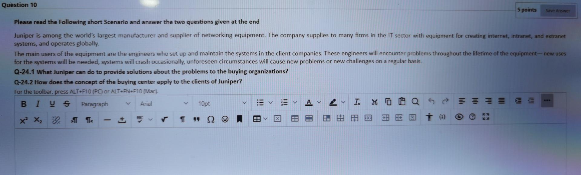 Question 10 5 points Save Answer Please read the