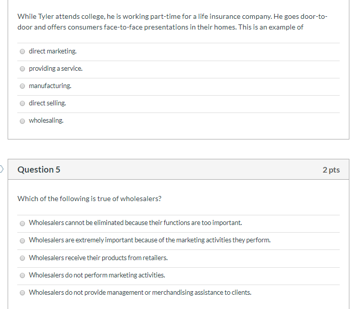 While Tyler attends college, he is working