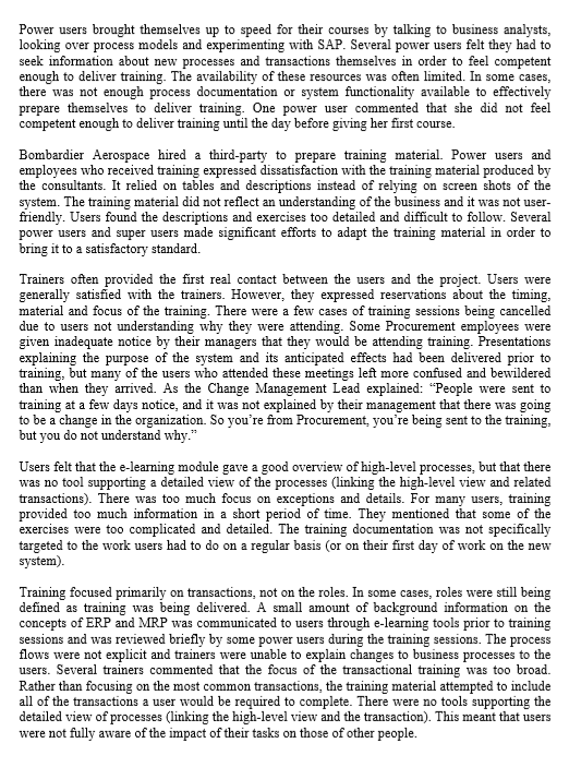 Post-mortem of the first phase: How should a