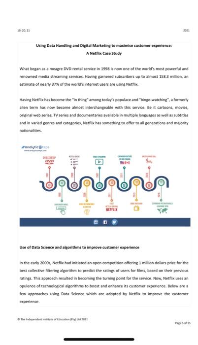 use the case study before asking ; Conceptual fit