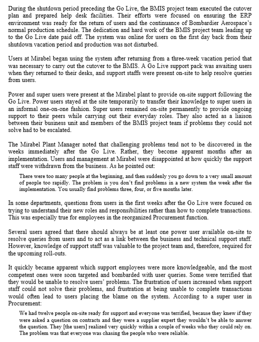 Post-mortem of the first phase: How should a