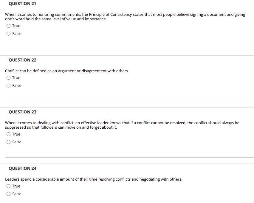 When it comes to honoring commitments, the