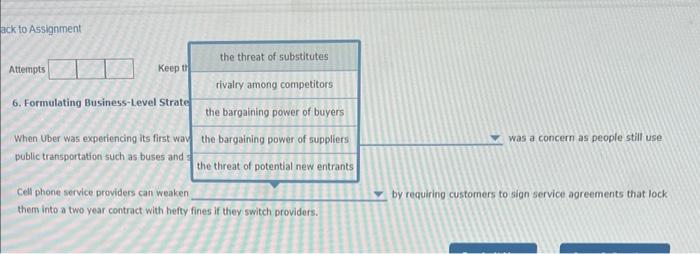 6. Formulating Business-Level Strategy When vber