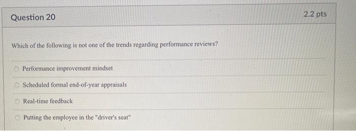 Question 19 2.3 pts Multiple studies over the