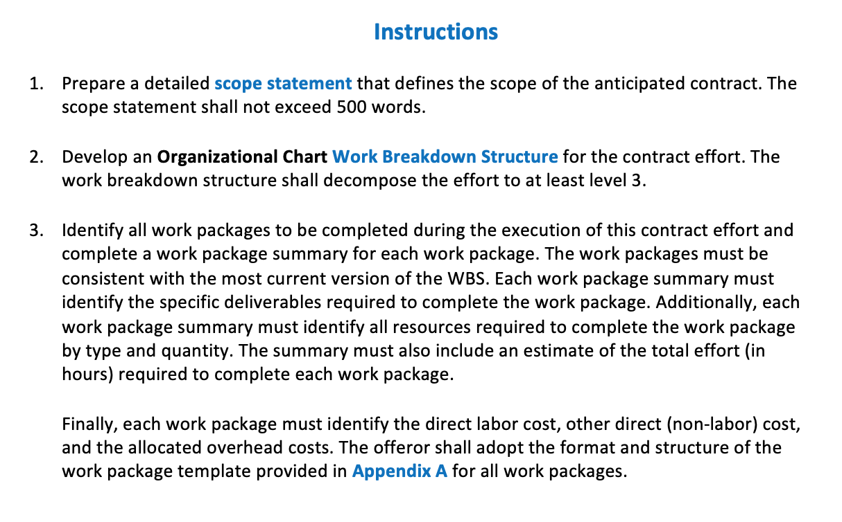 Please do not hand write. Thank you! Instructions