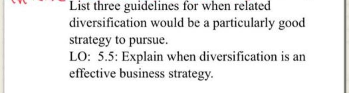 List three guidelines for when related