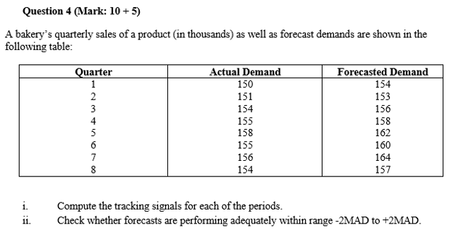 Both are question 4. It's only one question.