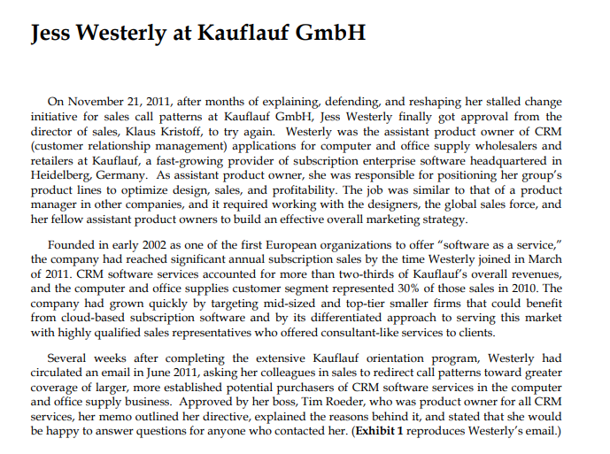 Discussion Questions 1. How effective has Jess