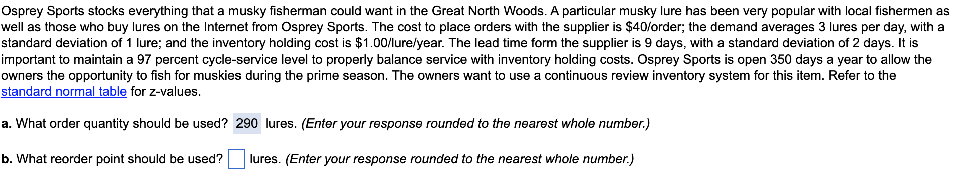 Osprey Sports stocks everything that a musky