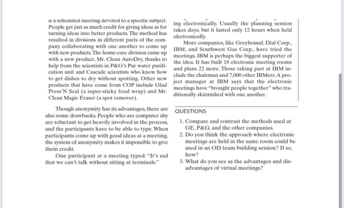 is a scheduled meeting devoted to a specific