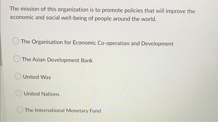 The mission of this organization is to promote