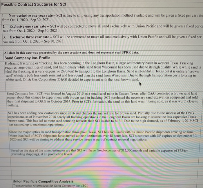 Union Pacific Case Study 2020 Bare with me please