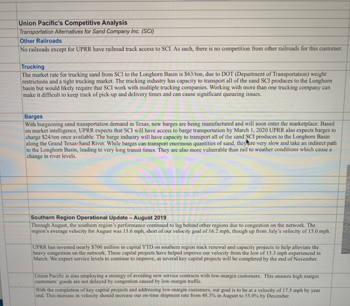 Union Pacific Case Study 2020 Bare with me please