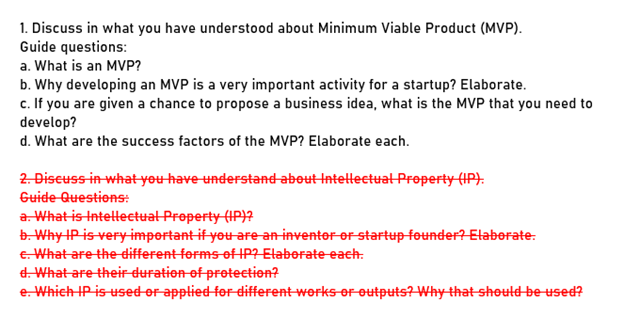 Answer #1 only. Please answer within 3-6 hours.