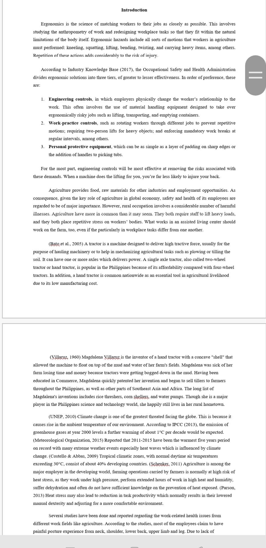 Conclusion about our term project "Ergonomically