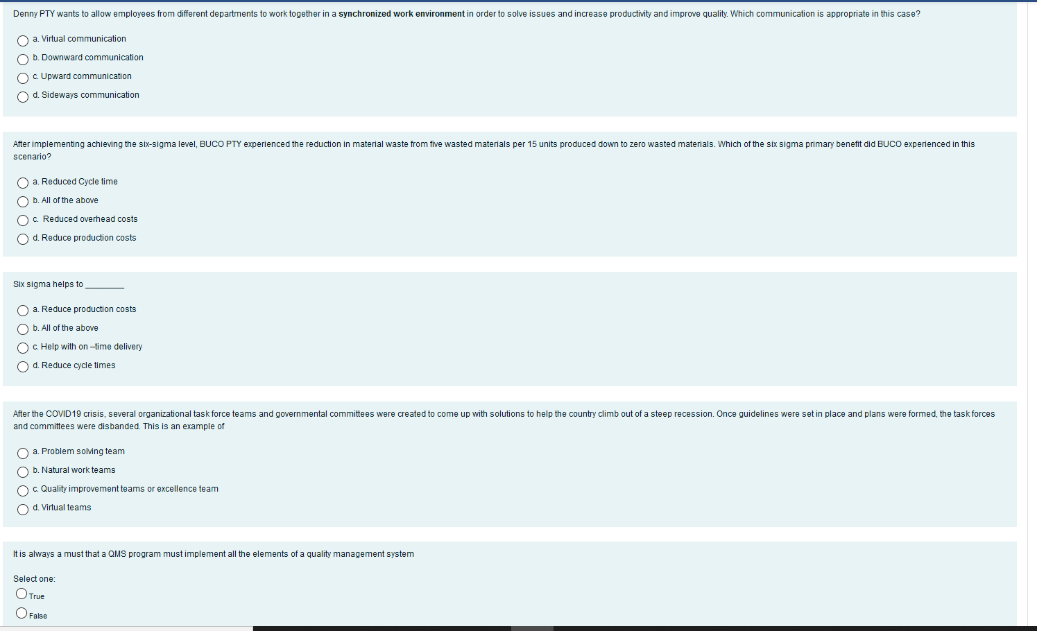 Denny PTY wants to allow employees from different