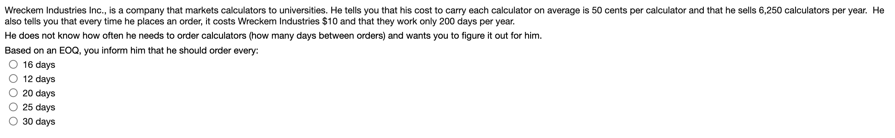 Wreckem Industries Inc., is a company that