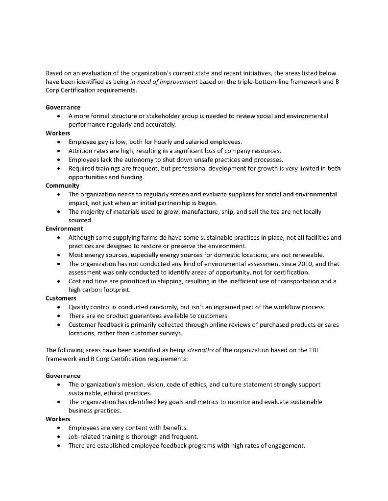 Part Two: Operational Recommendations : Read