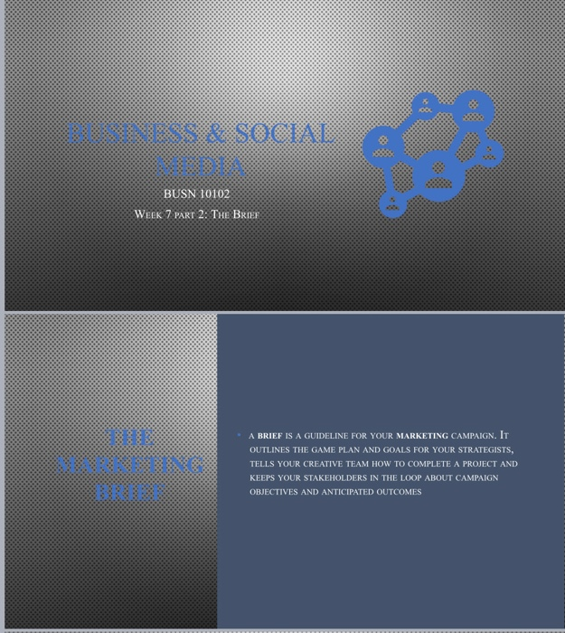 question 3 presentation BUSN 10102 ASSIGNMENT # 3