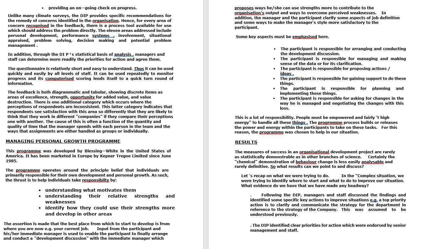 TASK 2: Please read the Empowering Employees