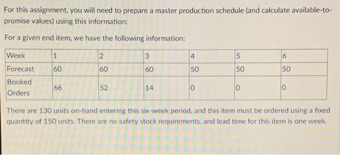 For this assignment, you will need to prepare a