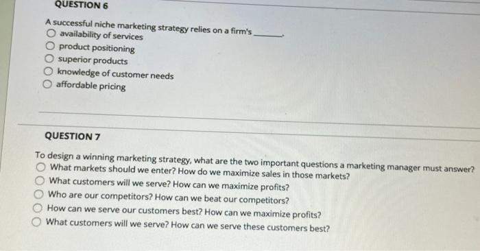 QUESTION 10 Products and technologies eventually