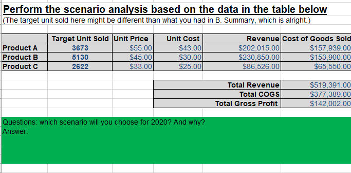 E. Goal Seeking (6 pts) Use this worksheet for