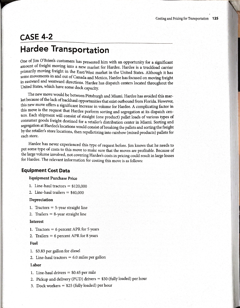 In the first column of the table, list each of