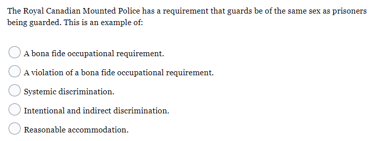 The Royal Canadian Mounted Police has a