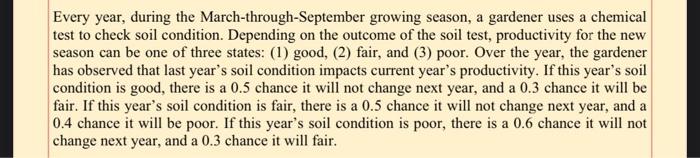 Every year, during the March-through-September