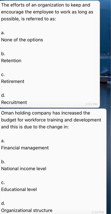 The efforts of an organization to keep and