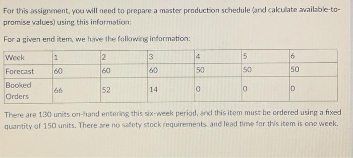 For this assignment, you will need to prepare a