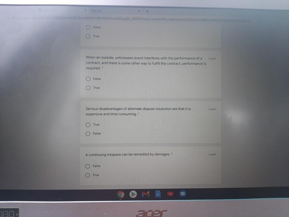 just write true or false no explanation thank you