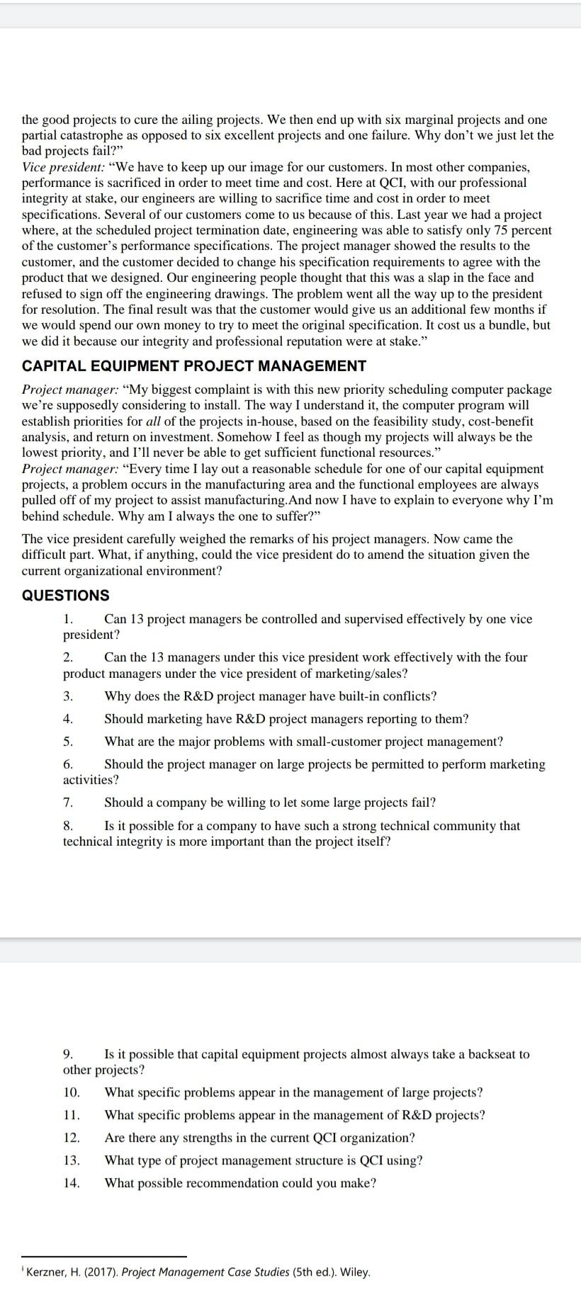 I want full answers of quasar communication case