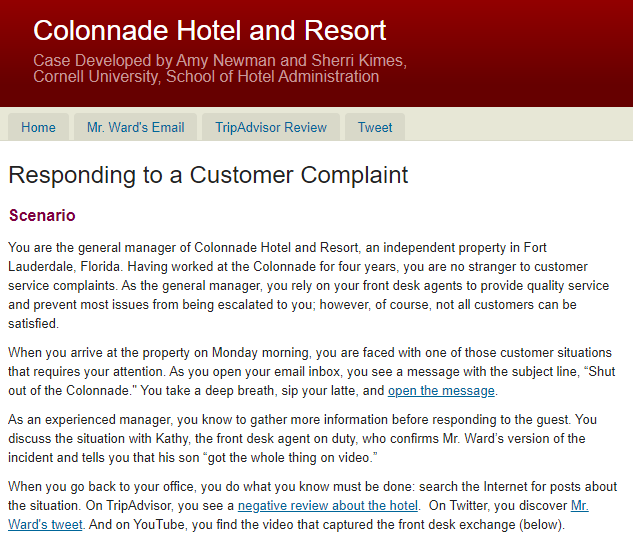 WEEK 6: CRISIS ACTION PLAN AND RESPONSE For this