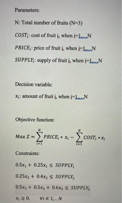 how to write this formulation as cplex code ? the